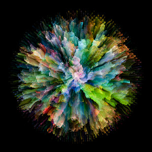 色彩情感系列背景的色彩爆发飞溅爆炸的,想象力,创意艺术图片