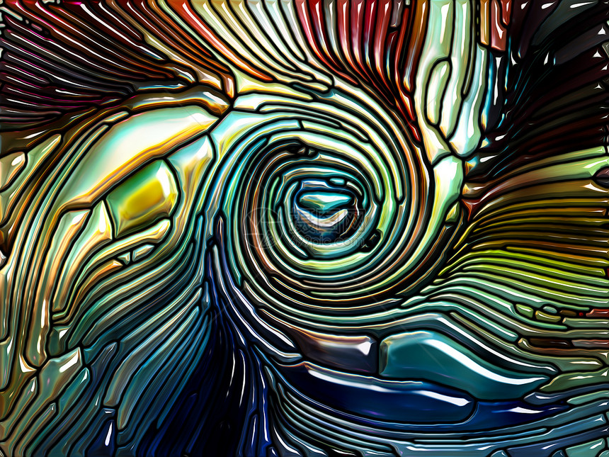 液体图案系列彩色璃的背景,让人联想自然美灵上的新艺术图片