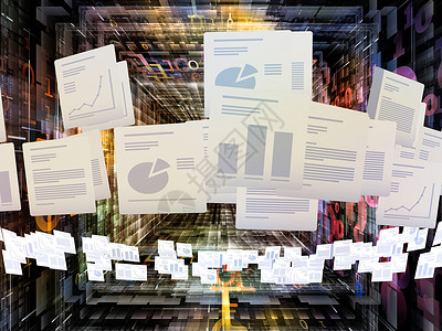 数字办公室工作系列的数字以信息通信教育互联网技术为的整数论文的排列图片