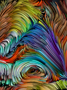 充满活力的色彩漩涡背景,抽象艺术,动态创意彩色漩涡系列背景图片