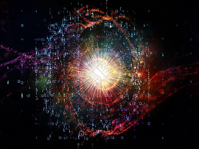 数学宇宙系列由数字元素成,数学科学教育现代技术的隐喻图片