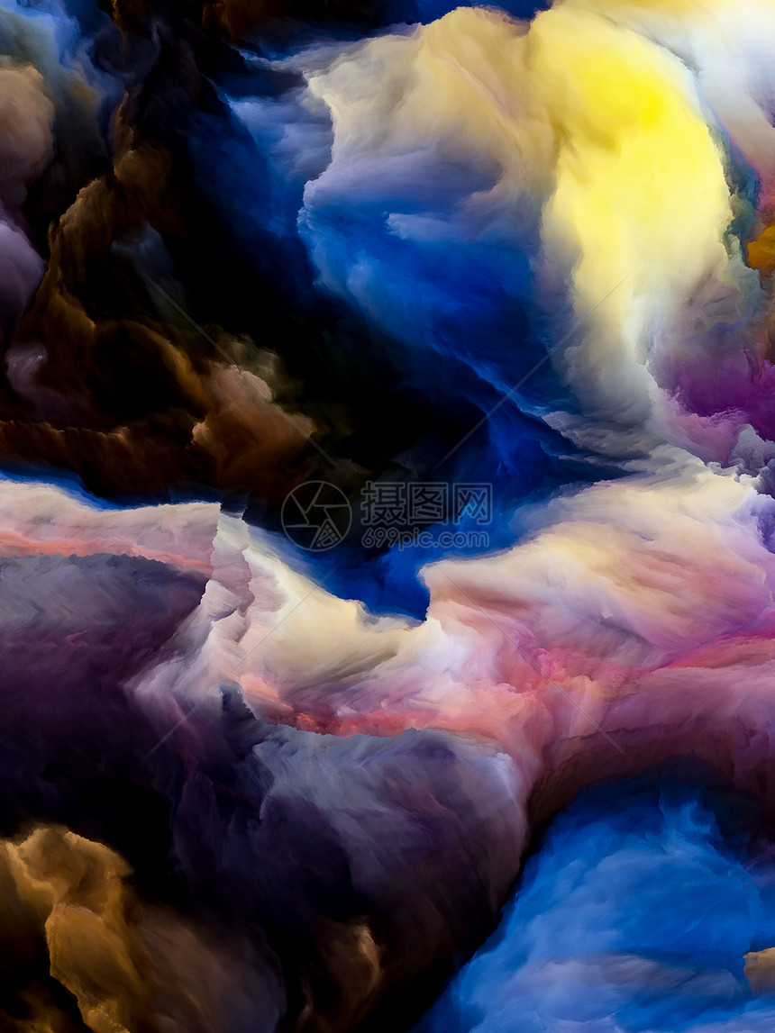 外星大气可能的星球系列视觉上吸引力的背景,由充满活力的色调梯度,适合艺术,创意的布局图片