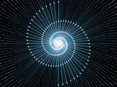 线条数字系列浅蓝色背景的螺旋模式的数字箭头科学技术的图片