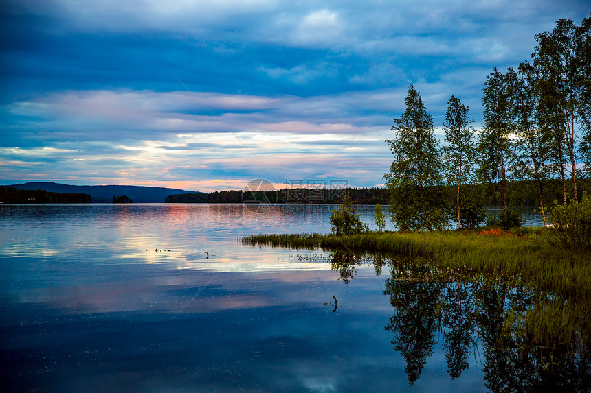 日落美丽的自然挪威日落美丽的自然挪威自然景观图片
