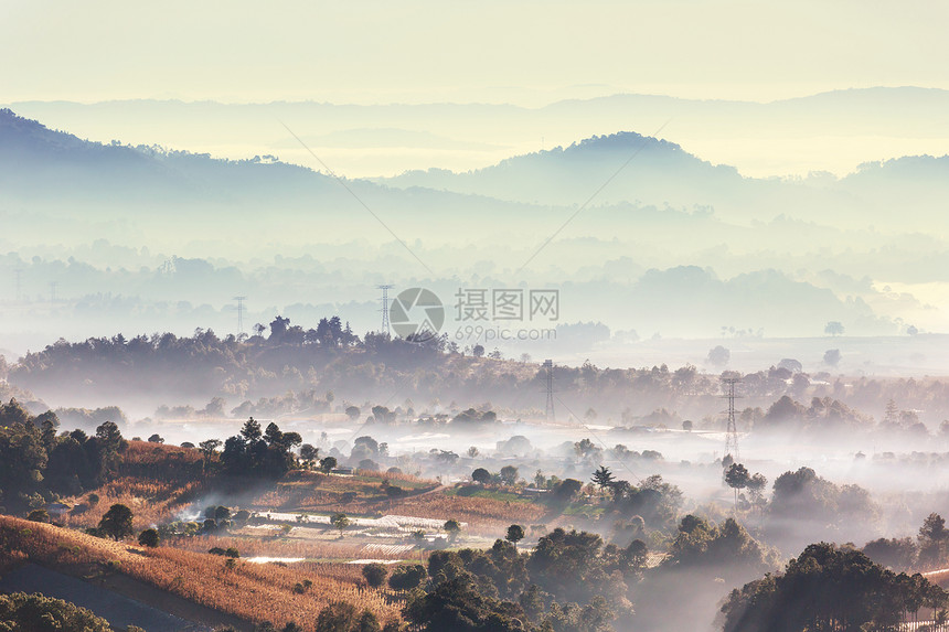 危地马拉惊人的山脉景观图片