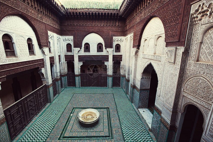 巴伊亚宫,马拉凯什,摩洛哥图片