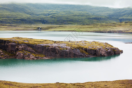 冰岛的火山景观图片