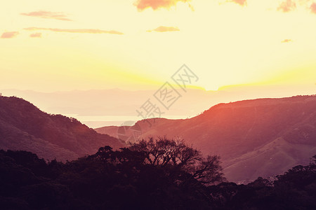 哥斯达黎加景观洲哥斯达黎加美丽的山脉景观图片