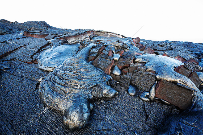 熔岩美国夏威夷大岛上的熔岩管图片