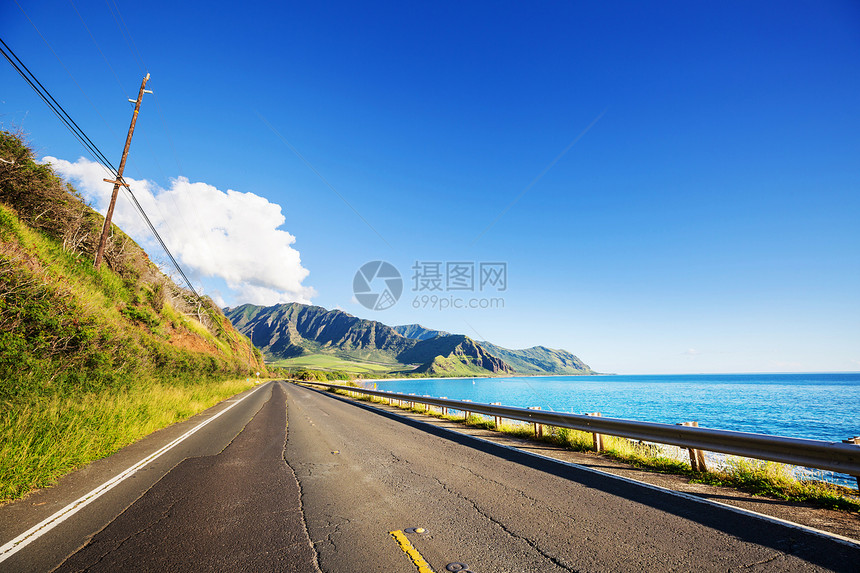 夏威夷瓦胡岛美丽的风景图片