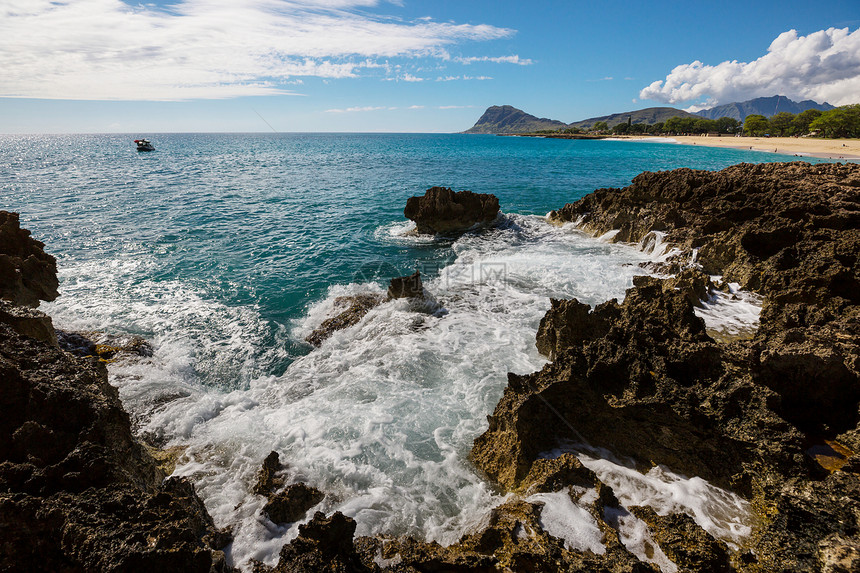 夏威夷瓦胡岛美丽的风景图片