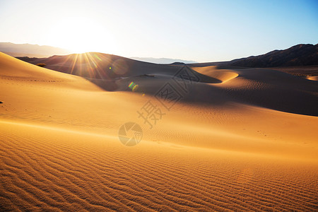 加利福尼亚的沙丘美国加州死亡谷公园的沙丘图片