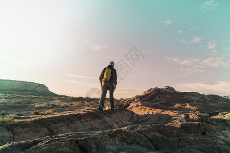 犹他州徒步旅行犹他州山区徒步旅行图片