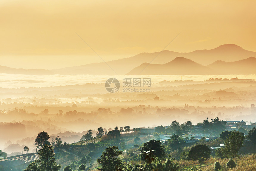 危地马拉景观危地马拉惊人的山脉景观图片