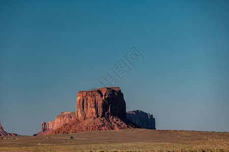 纪念碑山谷的岩层美国亚利桑那州丰碑谷的岩层背景图片