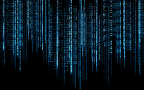 技术,未来,编程矩阵黑色蓝色进制系统代码背景黑色蓝色进制系统代码背景背景图片