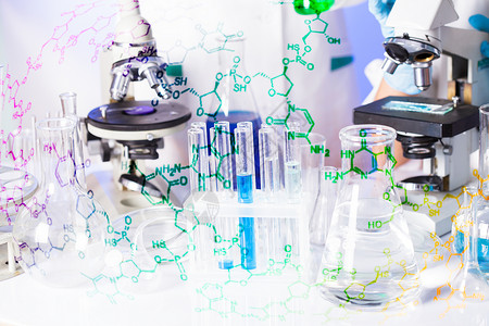 实验室DNA研究,整理医学化学工业背景实验室的管子图片