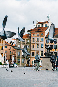 波兰华沙老城的旅游区华沙老城的旅游区图片