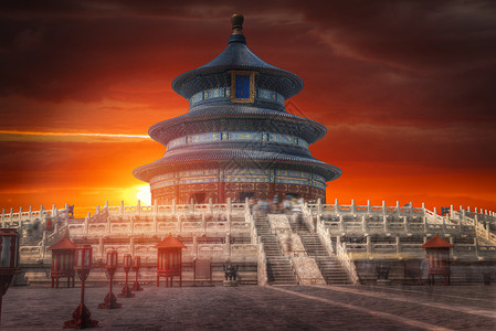天坛北京市中心的寺庙修道院建筑群天堂之庙寺庙修道院高清图片