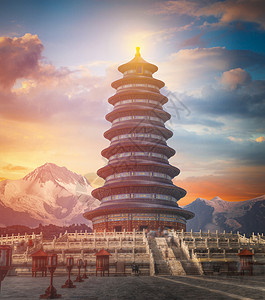 天坛北京市中心的寺庙修道院建筑群天堂之庙寺庙修道院背景图片