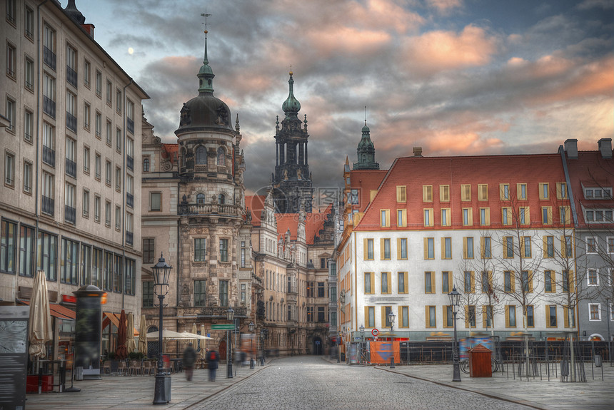 德累斯顿德国重建的老城的建筑德国的德累斯顿图片