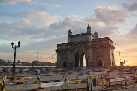 印度的大门孟买,老城通往印度的大门图片