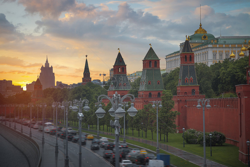 克里姆林宫莫斯科中心的堡垒,莫斯科的主要社会政治历史艺术综合体,俄罗斯联邦总统的官邸克里姆林宫图片