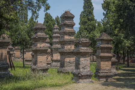 少林寺的森林宝塔中国少林寺的森林宝塔图片