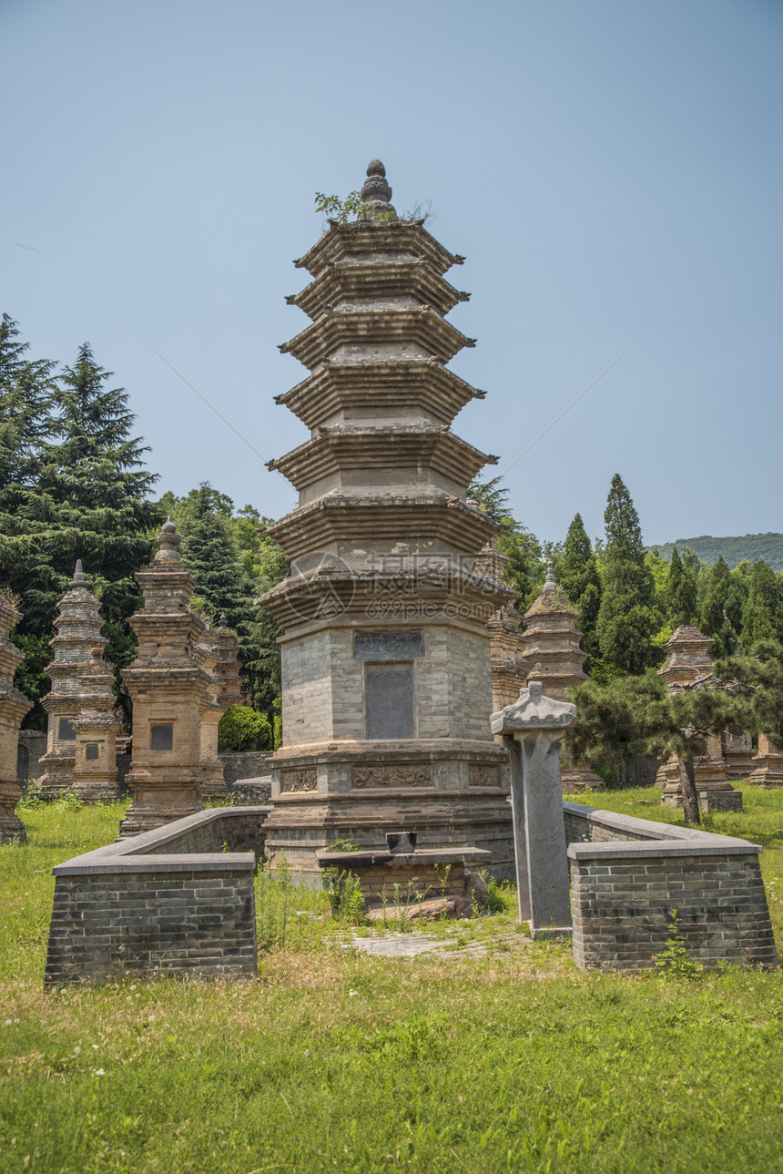 少林寺的森林宝塔中国少林寺的森林宝塔图片