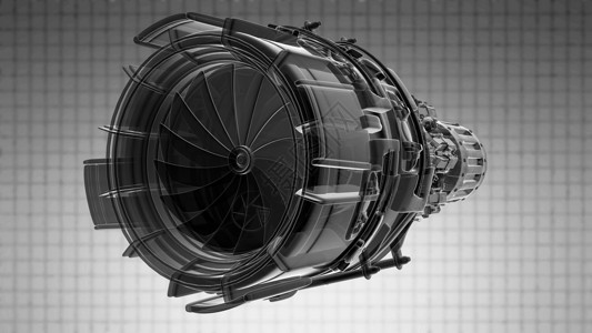 飞机喷气发动机涡轮,飞机,航空航天工业喷气发动机涡轮图片