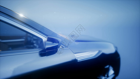 蓝色工作室的豪华跑车豪华跑车背景图片