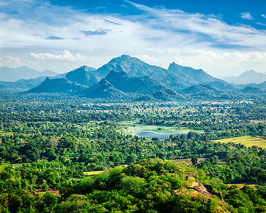 斯里兰卡景观景观形式西吉里亚岩石,斯里兰卡,斯里兰卡景观图片