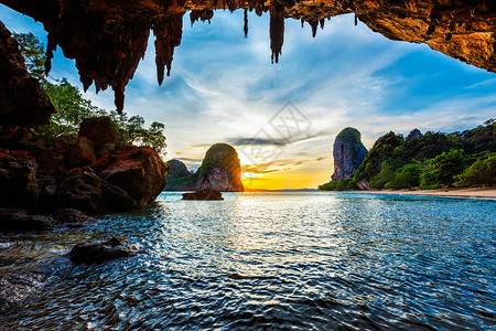 萨利希海海景风景高清图片