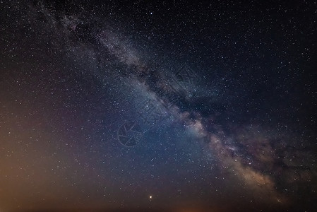 惊人的彩色图像银河星系海洋景观多塞特英国背景图片