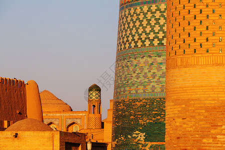 乌兹别克斯坦基瓦古城联合国教科文世界遗产高清图片