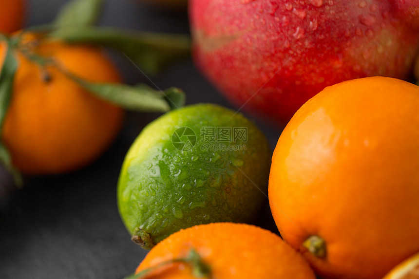 健康饮食素食柑橘类水果的特写柑橘类水果图片
