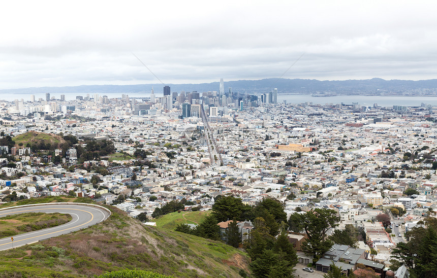 景观旧金山城市的观点旧金山城市的景色图片