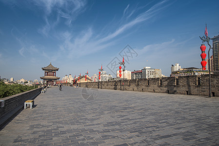 西安城墙中国建筑的最大纪念碑图片
