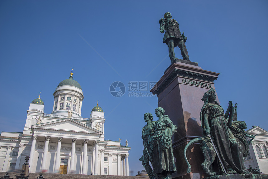 参议院广场赫尔辛基中心的克鲁努哈卡区,参观卡的城市图片