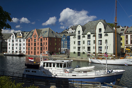 阿莱森德挪威的个城市北欧图片