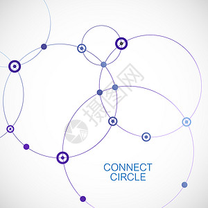 网络模板连接圈的数字背景网络模板数字背景与连接圈图片