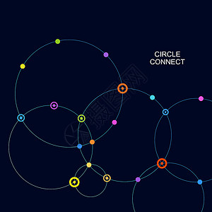 网络模板连接圈的数字背景网络模板数字背景与连接圈背景图片