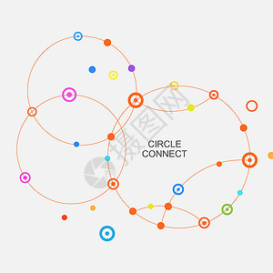 图表圆技术美丽的背景矢量连接网络插图技术美丽的背景矢量连接网络说明背景