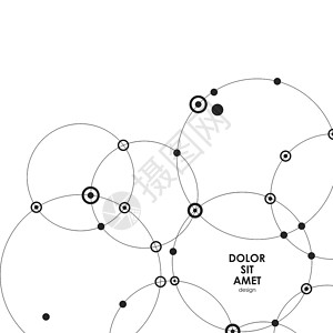 技术抽象点圆连接技术抽象点圆连接背景图片
