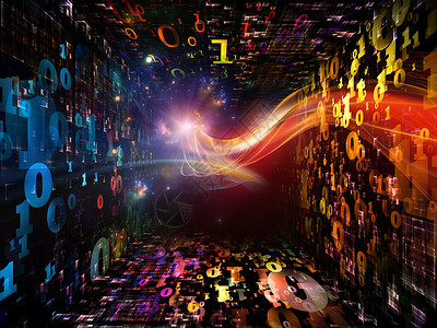 数字隧道系列彩色数字光波计算机数学科学教育学科中的相互作用图片