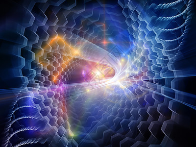 光波系列光曲线正弦波的成适合科学现代技术项目的背景背景图片