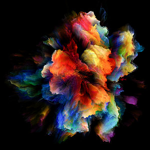 要爆炸了色彩情感系列以色彩爆发为的抽象,想象力创造力艺术上爆发了飞溅背景
