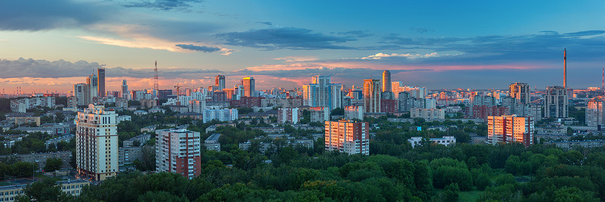 俄罗斯叶卡捷琳堡全景图片