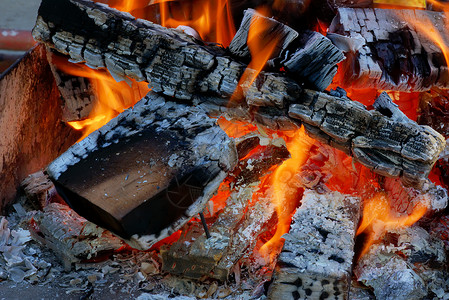 火,火焰灰烬的背景图片