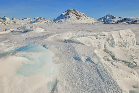 格陵兰冰山脉图片